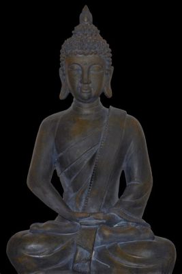  Le Bouddha en Méditation : Sculpture Classique et Harmonie Céleste!